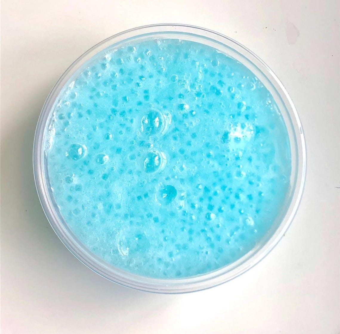Slushee Slime R Scented Blue Hawaiian Crunch Slime, Slushee Beaded, Super Crunchy ...