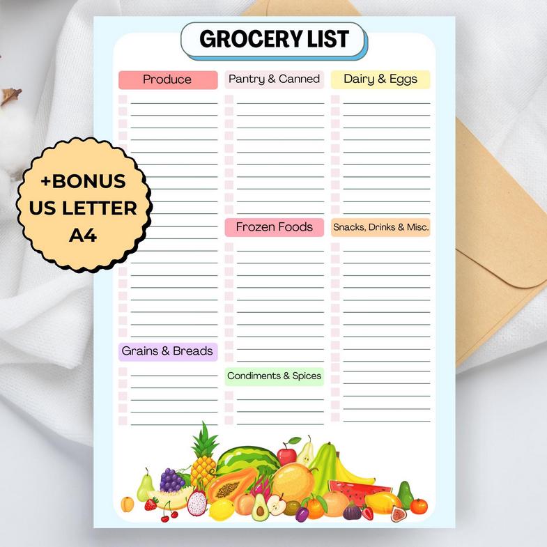 High Fiber Meal Plan PDF, 7 Day Fiber Rich Food Plan Printable, High ...