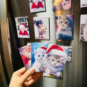 Size 3.5*2.5, Large Custom Rectangle Fridges Magnets, Personalized, Birthday Favors, Keepsakes, Fridge Decor, & Gifts
