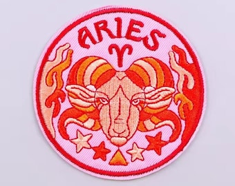 Constellation Astrology Iron On Embroidered Patch