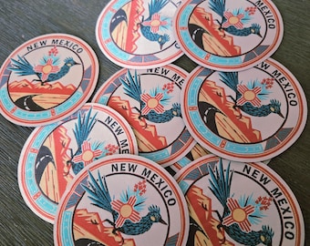 NM Roadrunner Yucca Iron On Patch