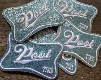 Pool Time Lake Time Embroidered Patch