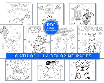 Independence Day Coloring Page, 4th of July Coloring Page, 4th of July Printable, 4th of July Sheets, July 4th Coloring