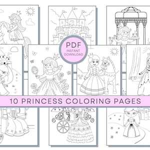 Princess Coloring Pages, Princess Printables, Princess Sheets, Princess Print, Girls Coloring Pages, Princess Page, Princess Color