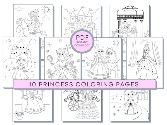 Princess Coloring Pages, Princess Printables, Princess Sheets, Princess Print, Girls Coloring Pages, Princess Page, Princess Color