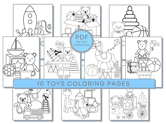 Toys Coloring Pages, Toys PDF, Toys Printables, Toys Coloring Pages, Toys Activity Sheets, Toys Print