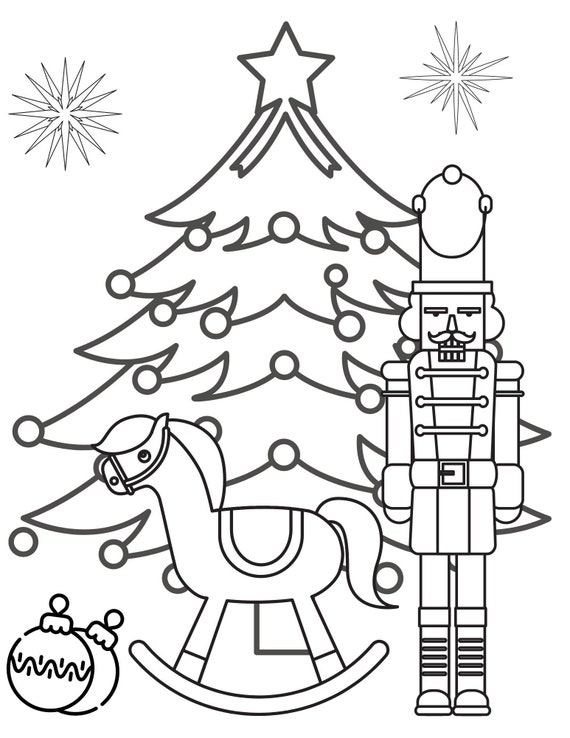 Weihnachtsmotive Malvorlagen 2024 - Perri Brandise