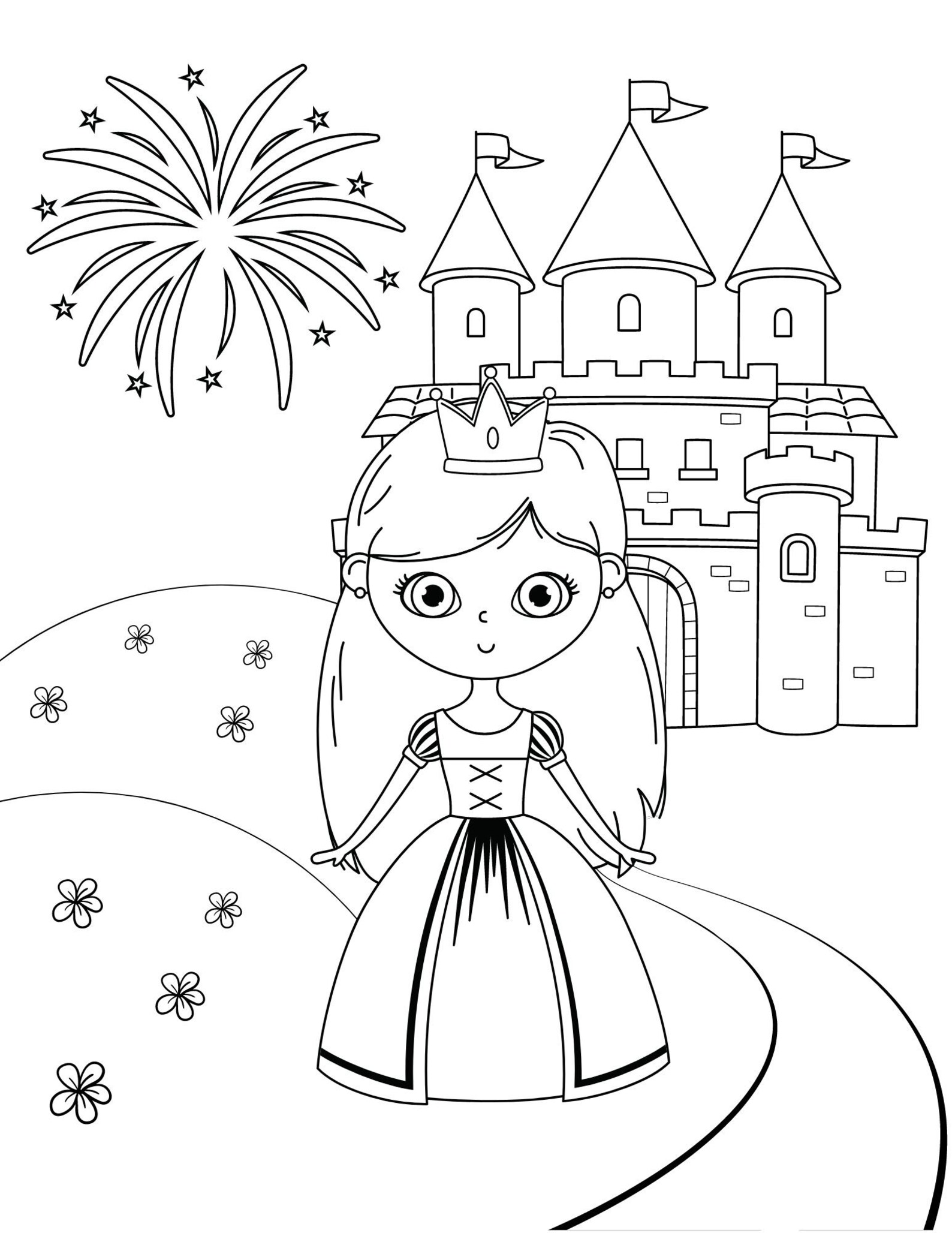 Princess Coloring Pages, Princess Printables, Princess Sheets, Princess