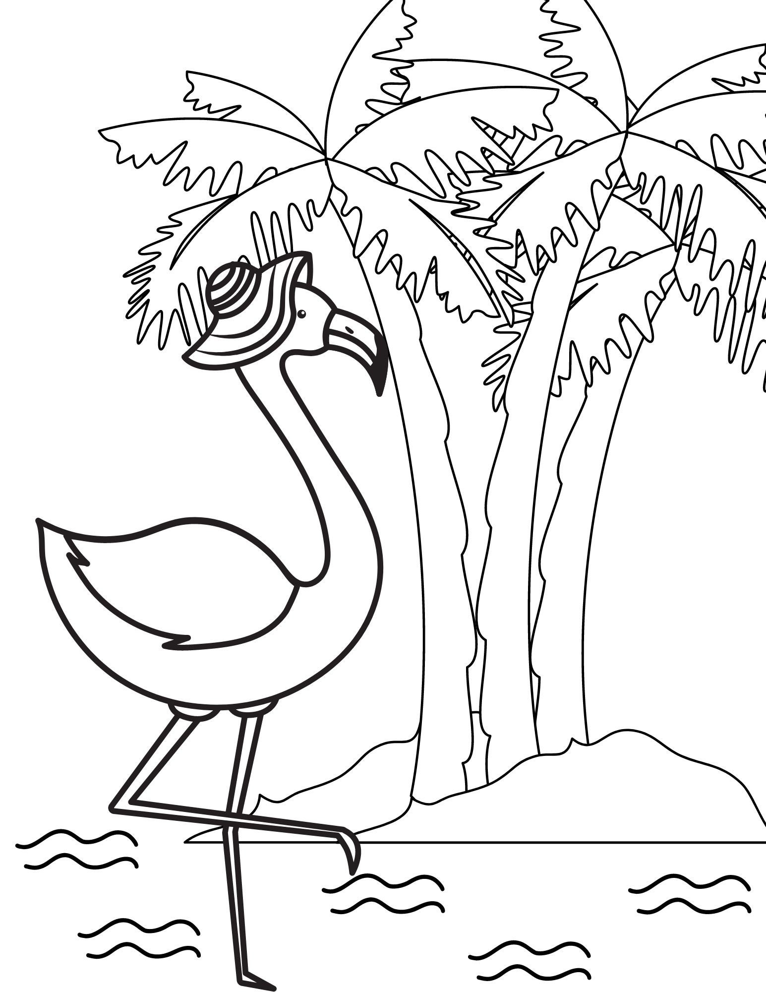 Flamingo Coloring Pages, Flamingo PDF, Flamingo Printables, Flamingo Coloring Sheets, Flamingo