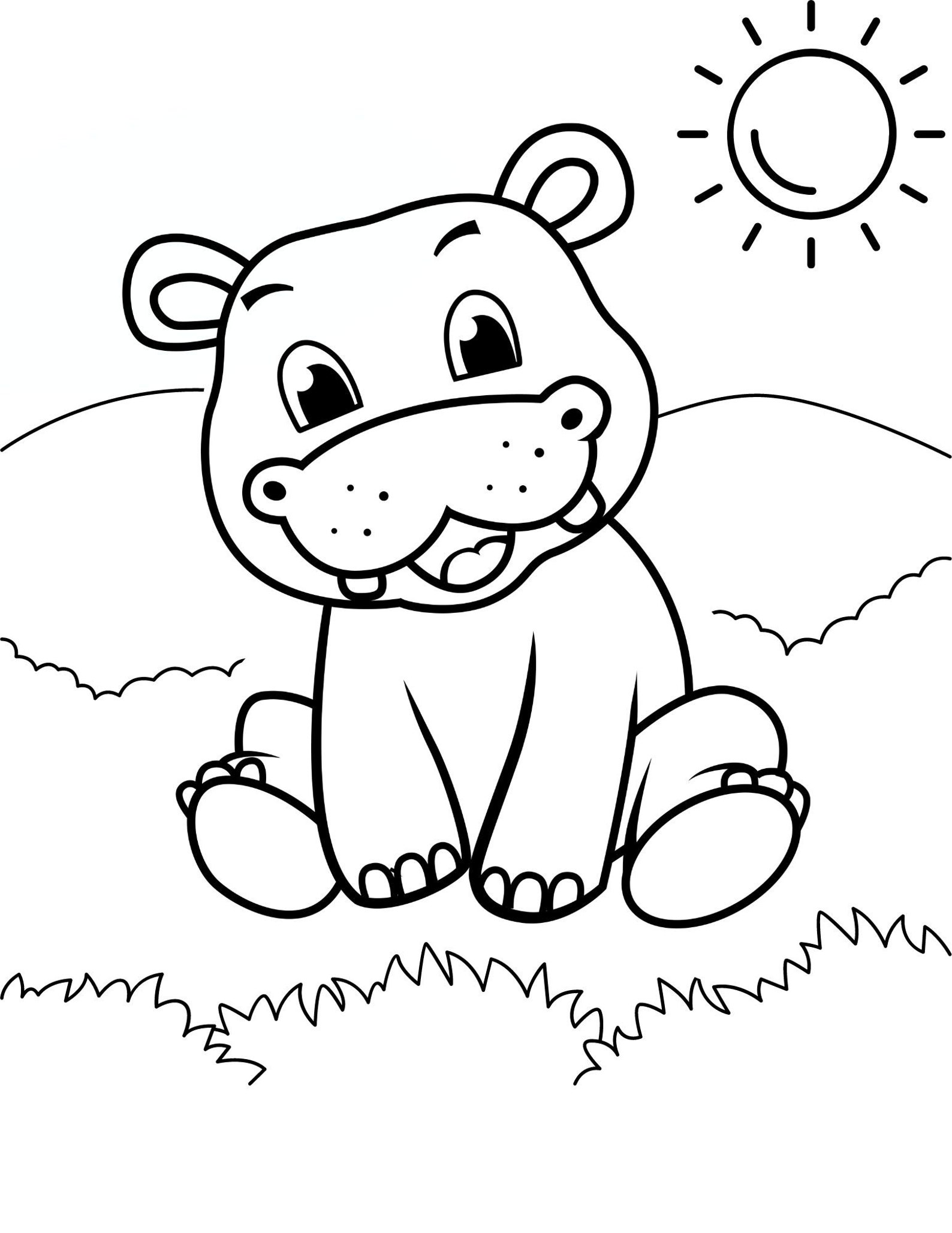 Safari Animals Coloring Pages, Safari Animals Printables, Safari