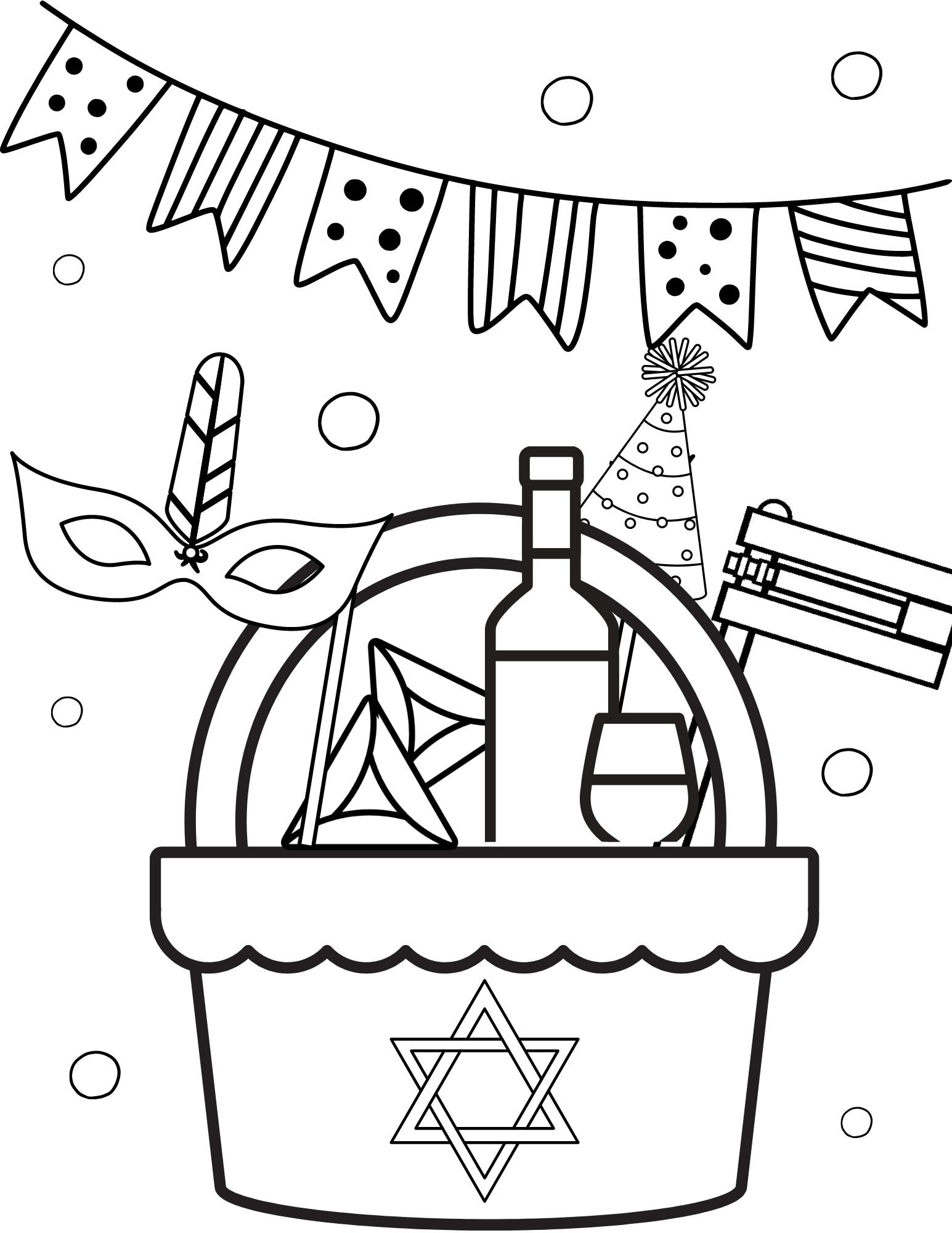 Purim Coloring Pages Purim Printables Jewish Coloring Pages Jewish Purim Coloring Pages Purim Printables Jewish Coloring Pages Jewish