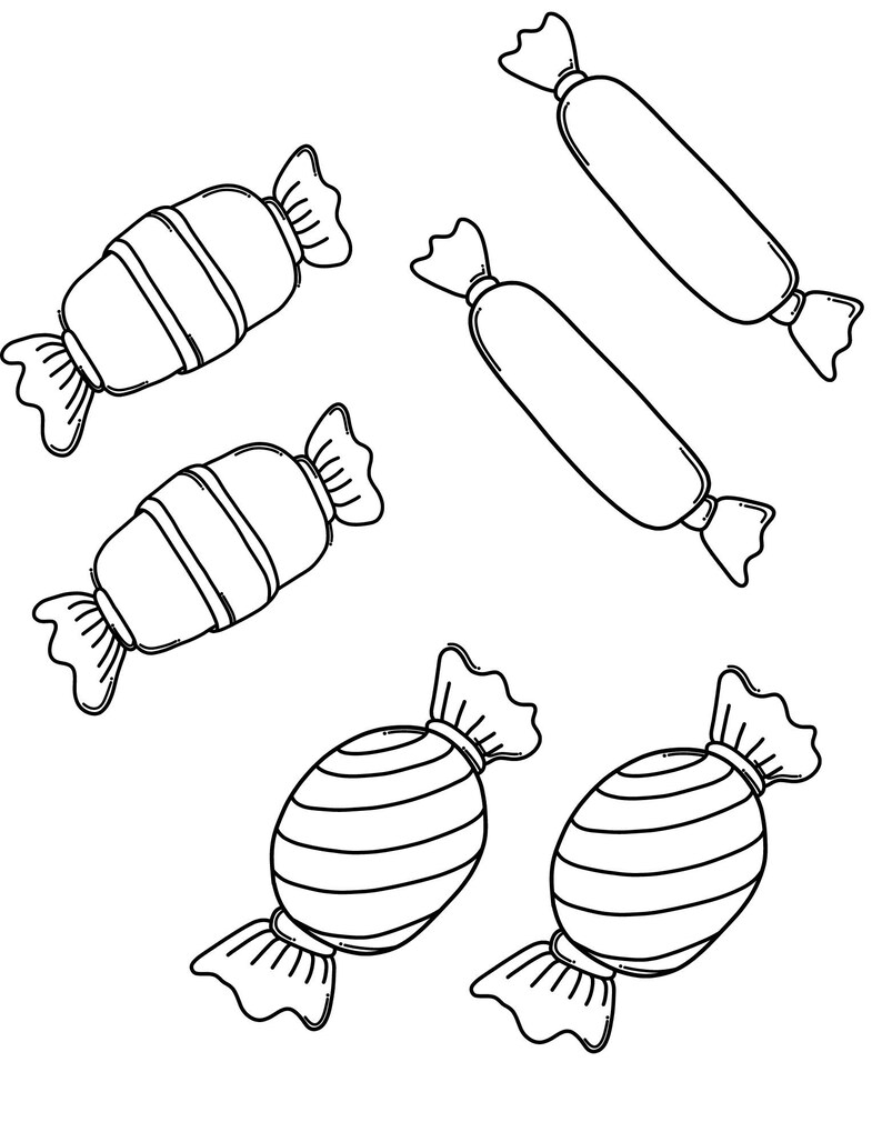 10 Free Printable Candy Coloring Pages for Kids: Sweeten Their Creative Time