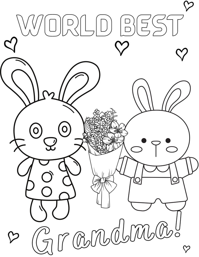 Mother's Day Coloring Page, Mother's Day Printables, Mother's Day