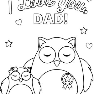 Father's Day Coloring Page, Father's Day Printables, Father's Day