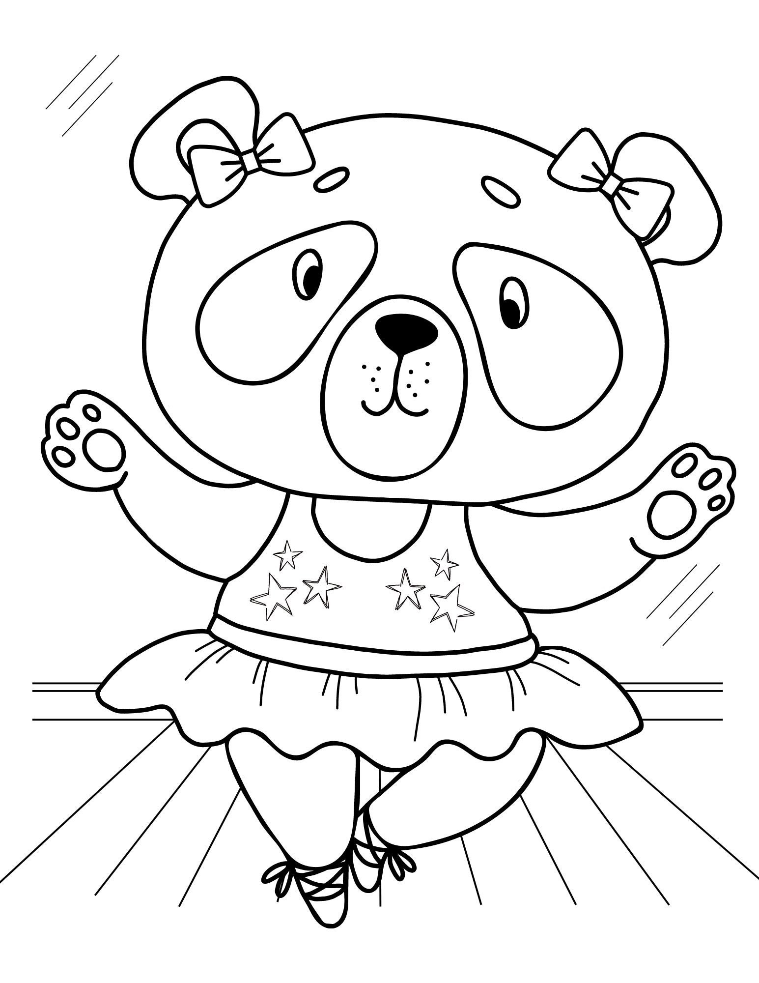 Panda Coloring Pages - Imprimível - Gratuito - Centro de Desenho Infantil