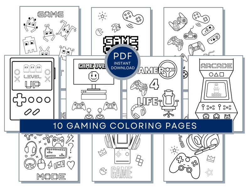 Gaming Coloring Pages Gaming PDF - Il 794xN.5020915332 Aiei 