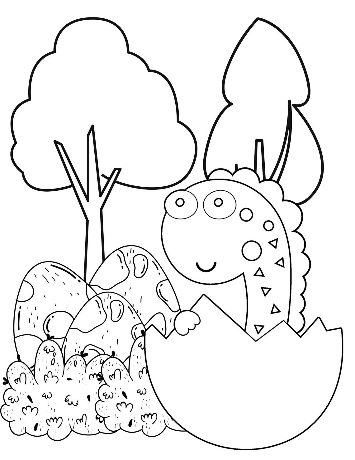 Dinosaur Coloring Pages, Dinosaur PDF, Dinosaur Printables, Dinosaur ...