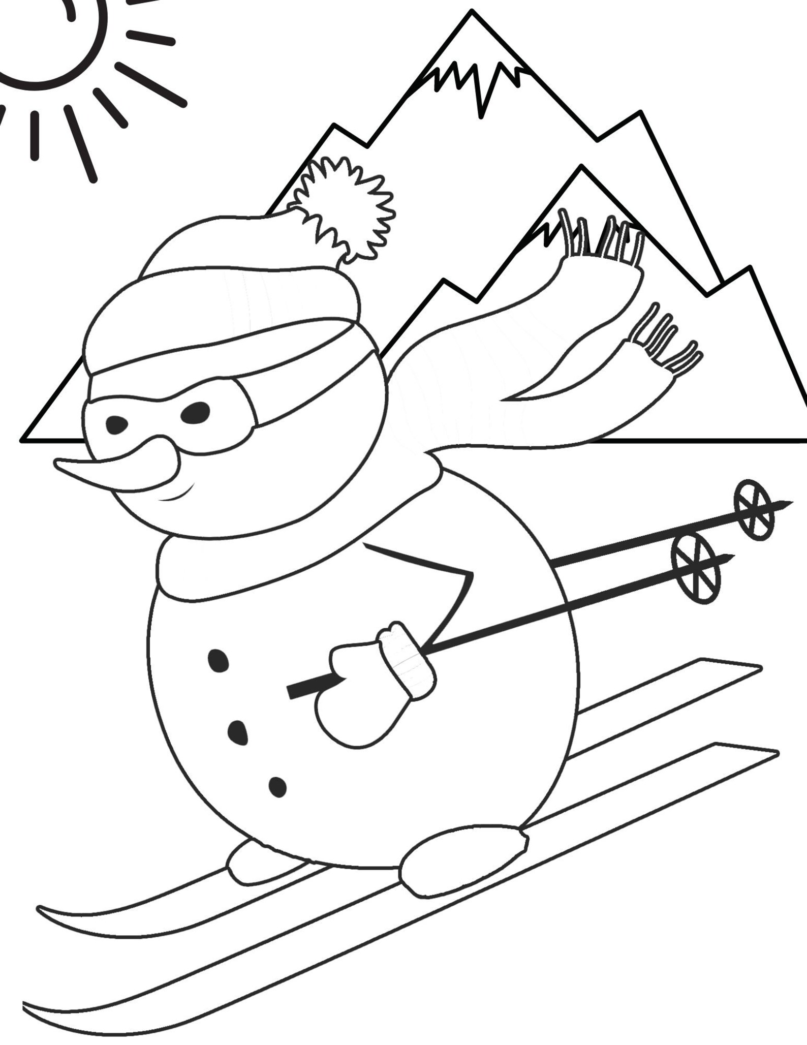 Seasons Coloring Pages, Summer Coloring Pages, Spring Coloring Pages ...