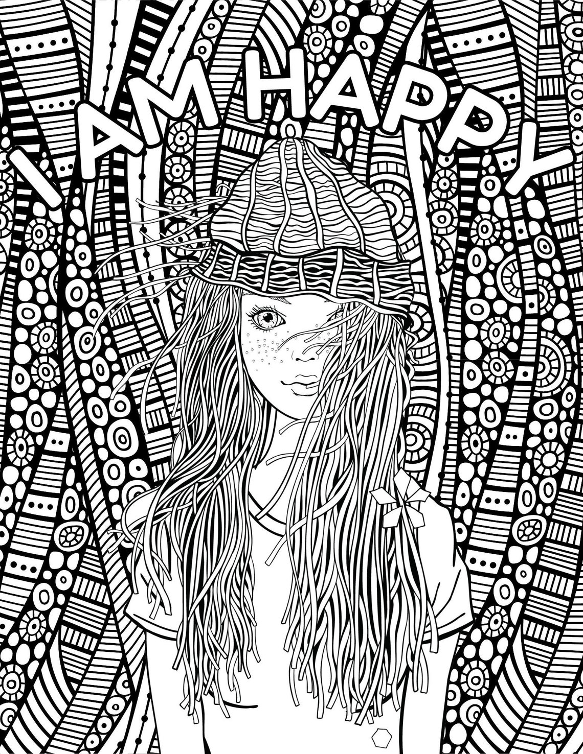 Teens Self Care Coloring Pages, Teens Inspirational Quotes Coloring