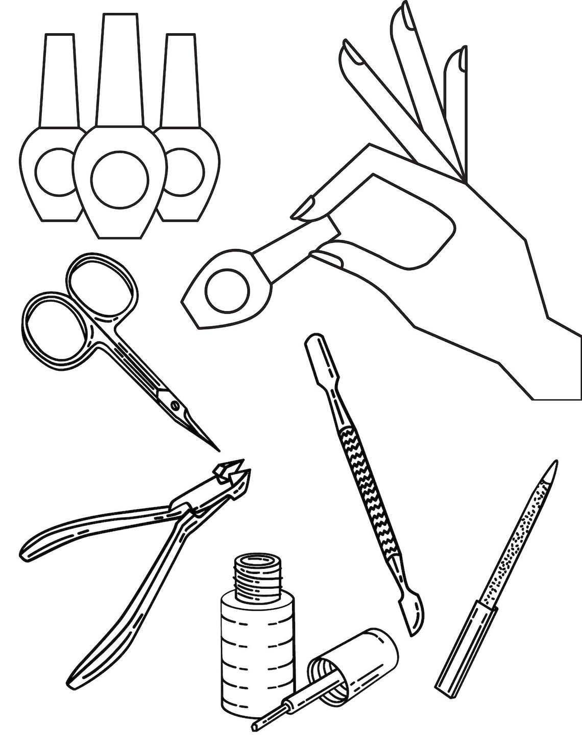 Make up Coloring Pages for Kids, Make up Printables, Make up Day Sheet ...