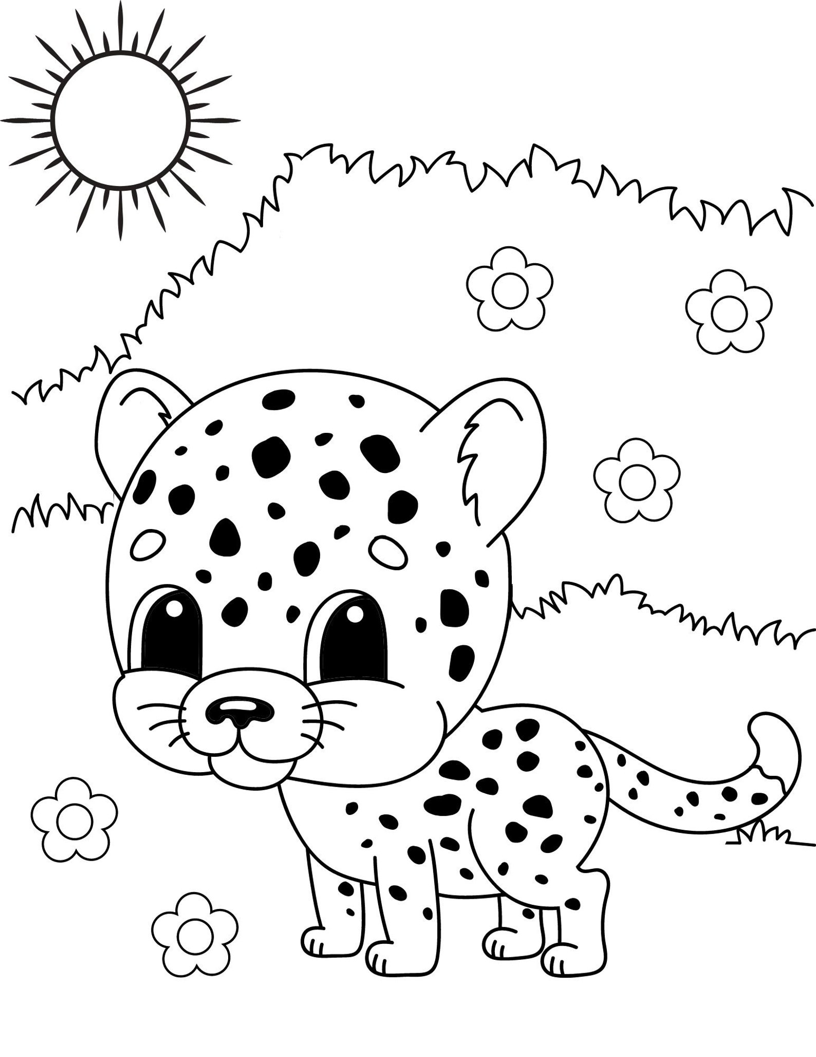 Safari Animals Coloring Pages, Safari Animals Printables, Safari