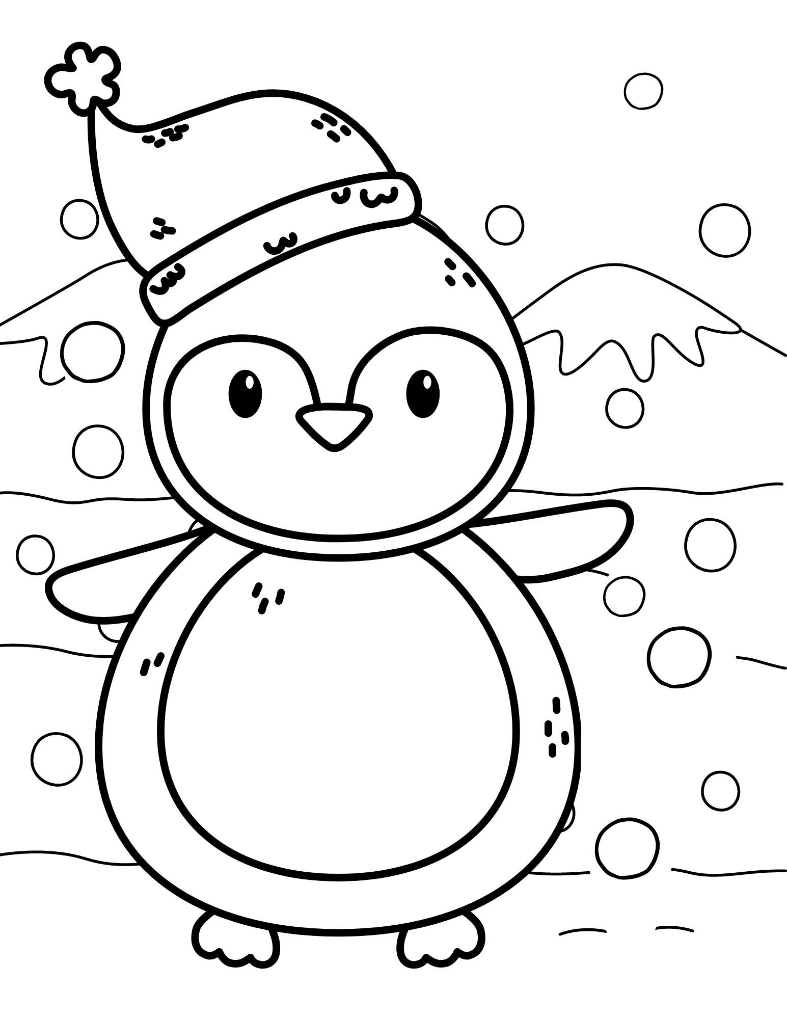 Penguin Coloring Pages, Penguin PDF, Penguin Printables, Penguin ...