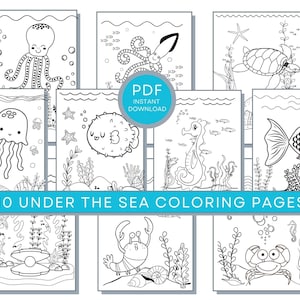 Unter dem Meer Malvorlagen, Sea Life Coloring Pages, Unter Wasser Ausmalen, Ocean Life Ausmalen, Sea Creatur Malseite