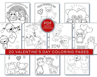 Valentine's Day Coloring Pages, Valentines Printables, Valentines Day Sheet, Love Coloring Pages, Valentines Print, Vday Coloring
