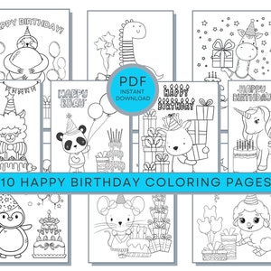 Gelukkige verjaardag kleurplaten, gelukkige verjaardag printables, gelukkige verjaardag kleurplaten, gelukkige verjaardag kleurplaat PDF, gelukkige verjaardag kleuren