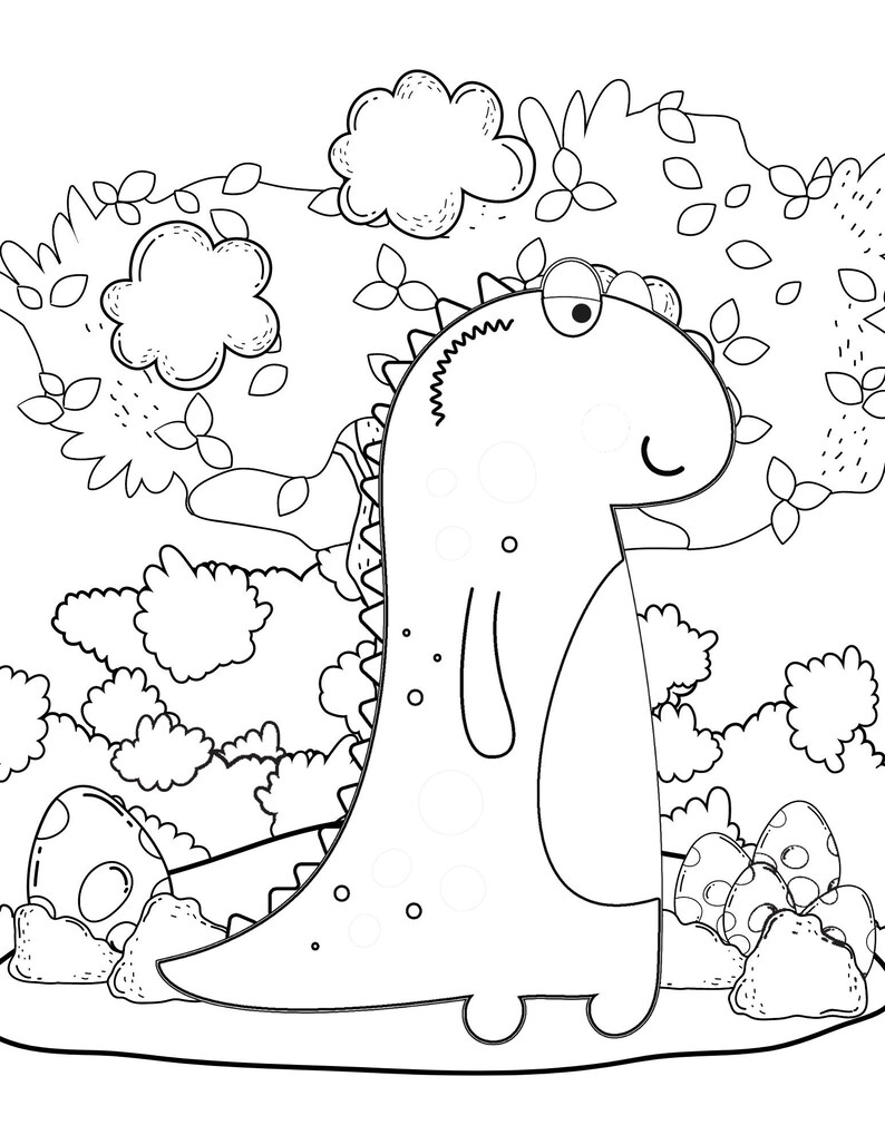 Dinosaur Coloring Pages, Dinosaur PDF, Dinosaur Printables, Dinosaur