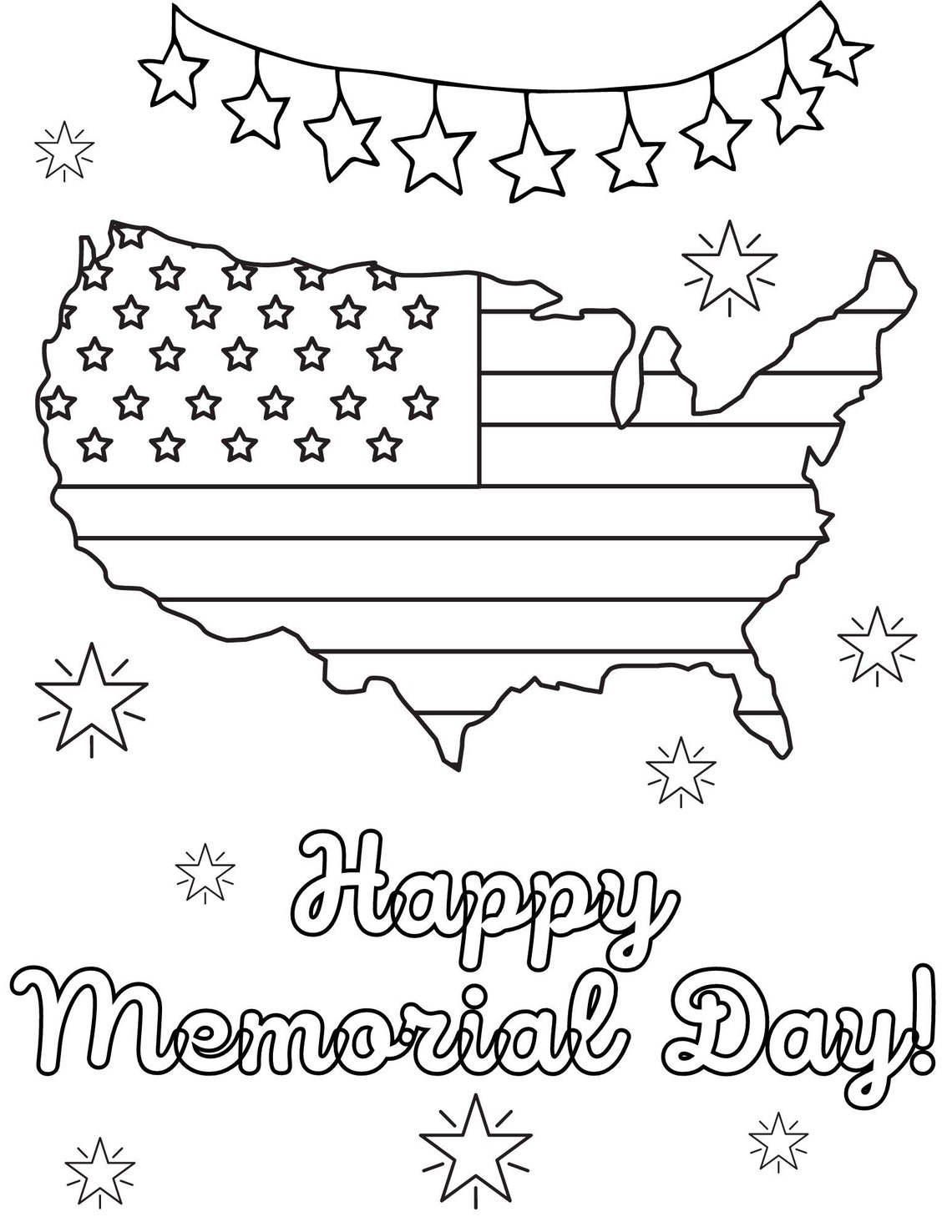 Memorial Day Coloring Page Memorial - Il 1140xN.4547295457 986e 