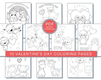 Valentine's Day Coloring Pages, Valentines Printables, Valentines Day Sheet, Love Coloring Pages, Valentines Print, Vday Coloring