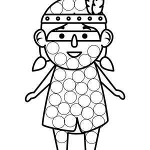 Thanksgiving Dot Marker Coloring Pages, Thanksgiving PDF Thanksgiving ...
