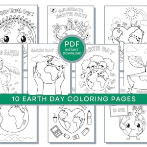 Earth Day Coloring Page, Earth Day Printables, Earth Day  Sheets, Earth Day Coloring Book, Earth Day Coloring, Earth Day PDF