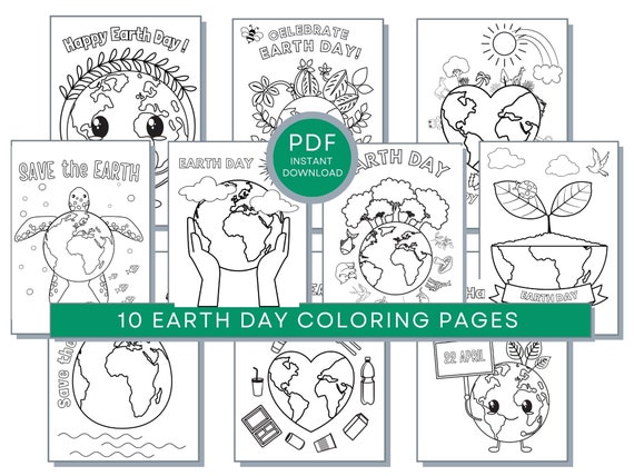 Earth Day Coloring Page, Earth Day Printables, Earth Day  Sheets, Earth Day Coloring Book, Earth Day Coloring, Earth Day PDF