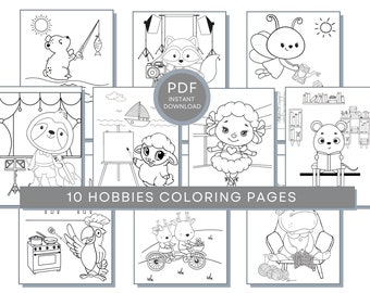 Hobbies Coloring Pages, Jobs Coloring Pages, Habbits Coloring Pages, Careers Coloring Pages, Occupation Coloring Pages, Jobs PDF