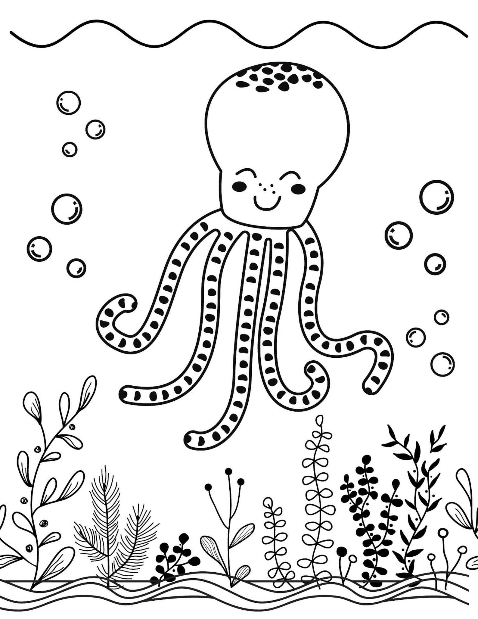 under-the-sea-coloring-pages-sea-life-coloring-ocean-etsy-canada