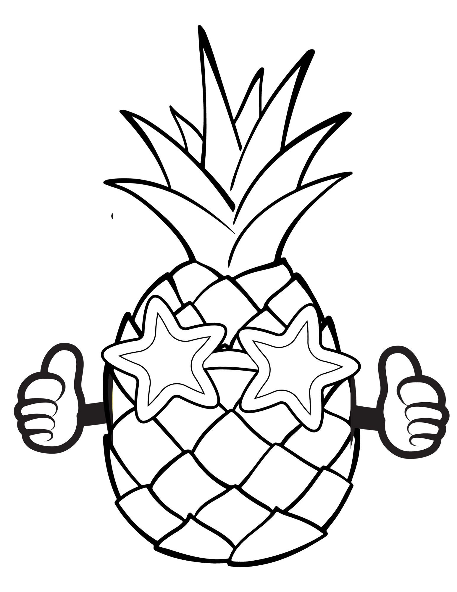 Spongebob Pineapple Coloring Pages