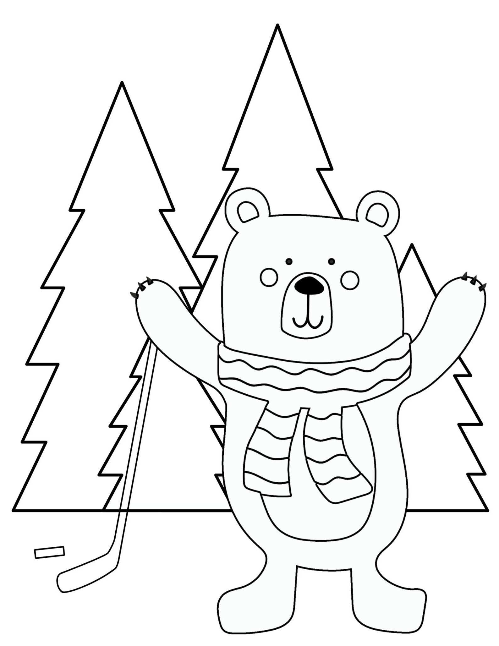 Winter Coloring Pages Winter PDF Coloring Winter Printables Winter