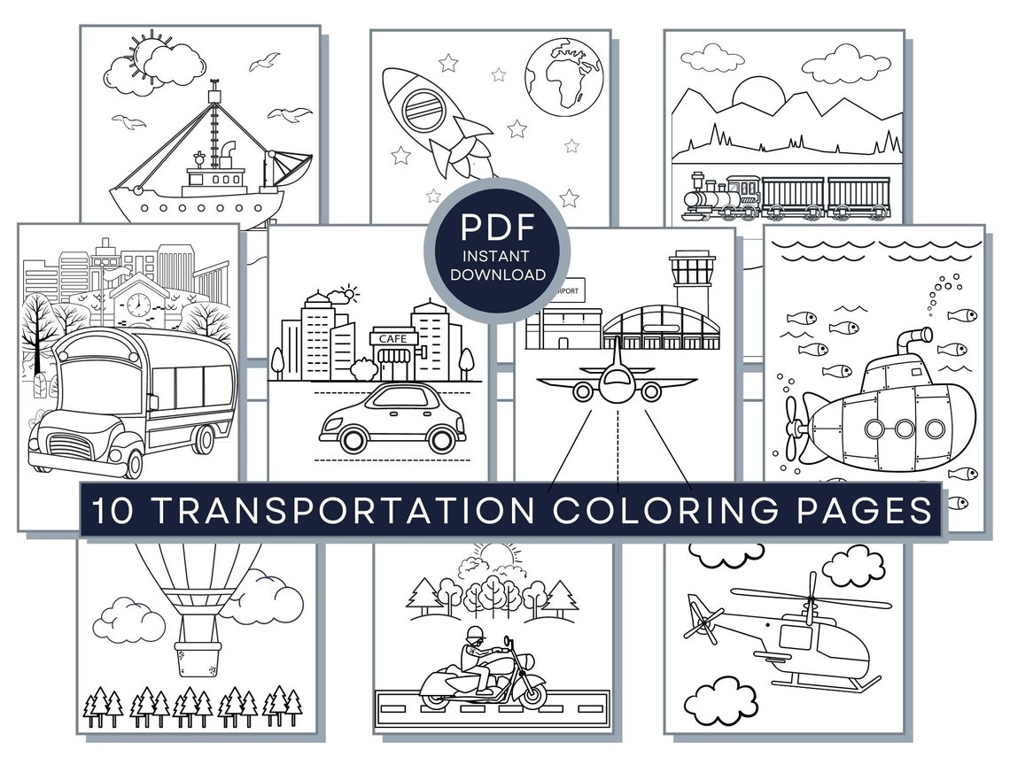 40 Boys Coloring Pages: Coloring for Boys, Printables Pages for Boys