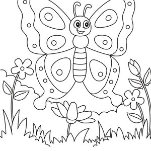 Butterfly Coloring Pages, Butterfly PDF, Butterfly Printables ...