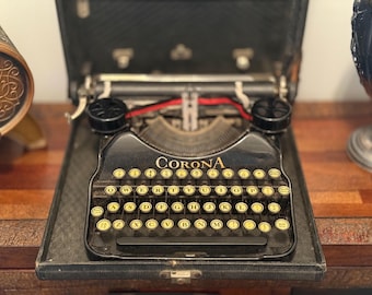 Vintage Corona Four portable typewriter