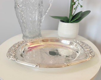 Vintage Sheffield Silver Co. USA Fruit Harvest Repousse Platter