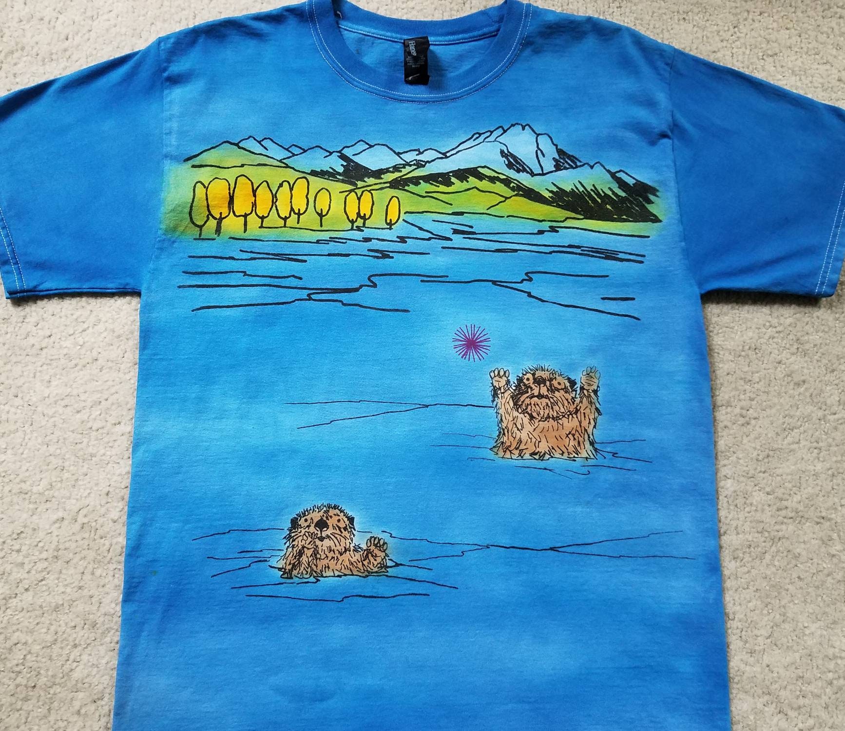 Sea Otters Playing Catch With a Sea Urchin, Aspen Leaves Turning