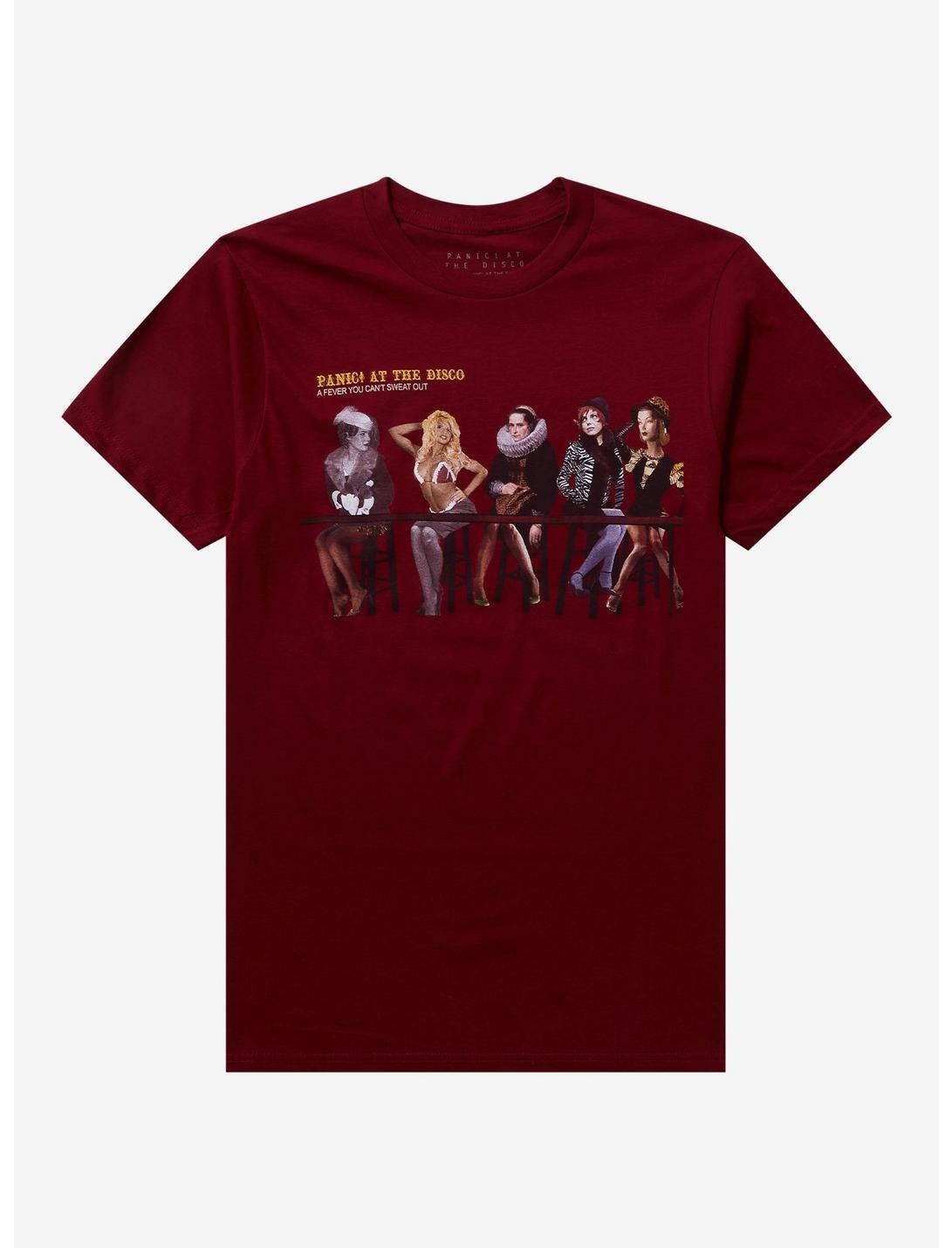 Panic at the Disco Tシャツ ブラウン Panic at the Disco T-Shirt – East Village Vintage Collective