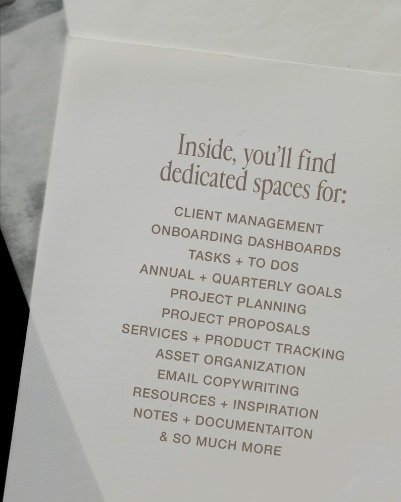 Creative Business Hub Notion Vorlage | Klientinstanz, Business Organisation, Aufgabenplaner | Kleine Biz Besitzer Bild 12