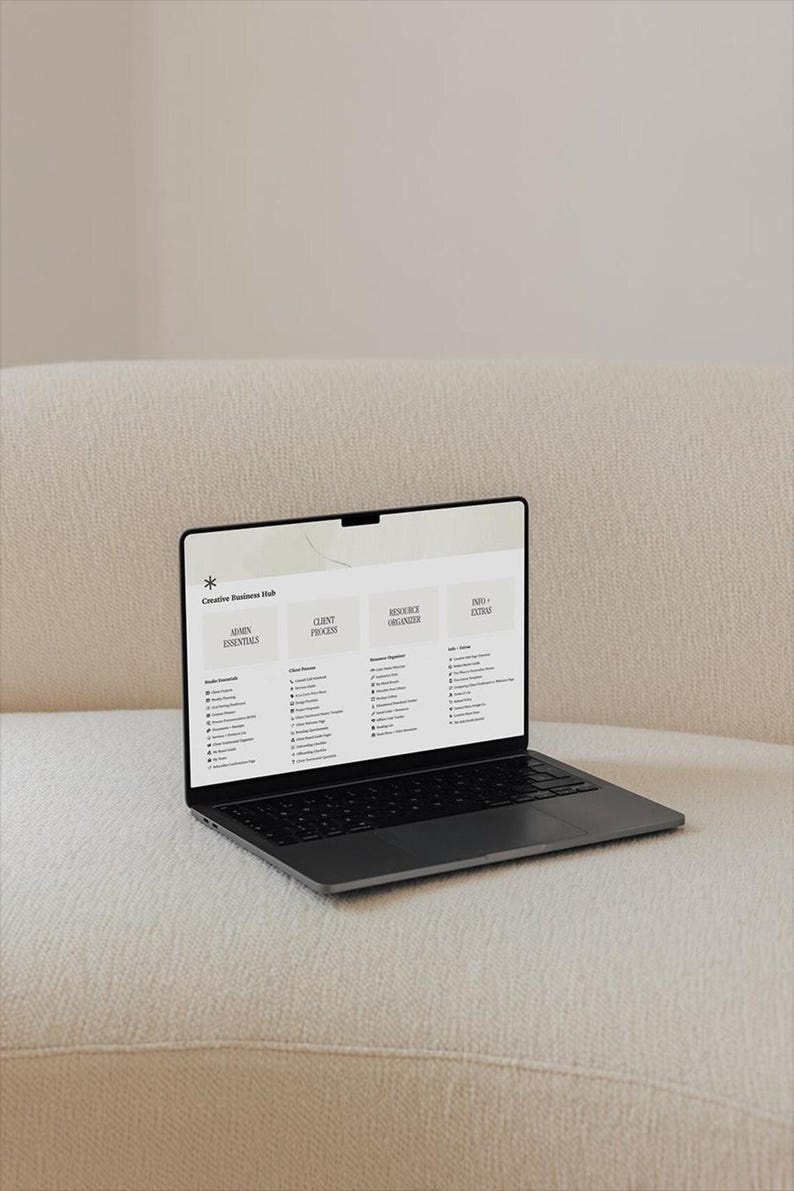 Creative Business Hub Notion Vorlage | Klientinstanz, Business Organisation, Aufgabenplaner | Kleine Biz Besitzer Bild 17