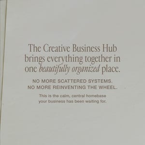 Creative Business Hub Notion Vorlage | Klientinstanz, Business Organisation, Aufgabenplaner | Kleine Biz Besitzer Bild 11