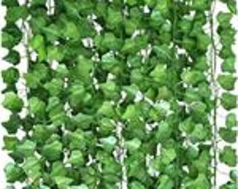 Fake Vines for Room Decor Artificial Ivy Greenery Garland Vine Leaves for Bedroom Garden Wall Indoor Outdoor Use
