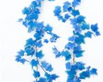 Artificial Scindapsus Vine Garland 2 Strands 73" Fake Vine with Silk Green Leaves Evergreen Hanging Plant for Home Wedding Party Decor